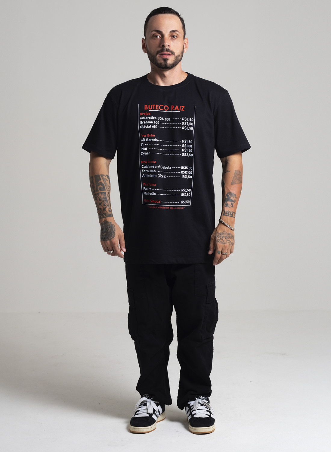 Camiseta Unibutec Cardápio Buteco Raiz