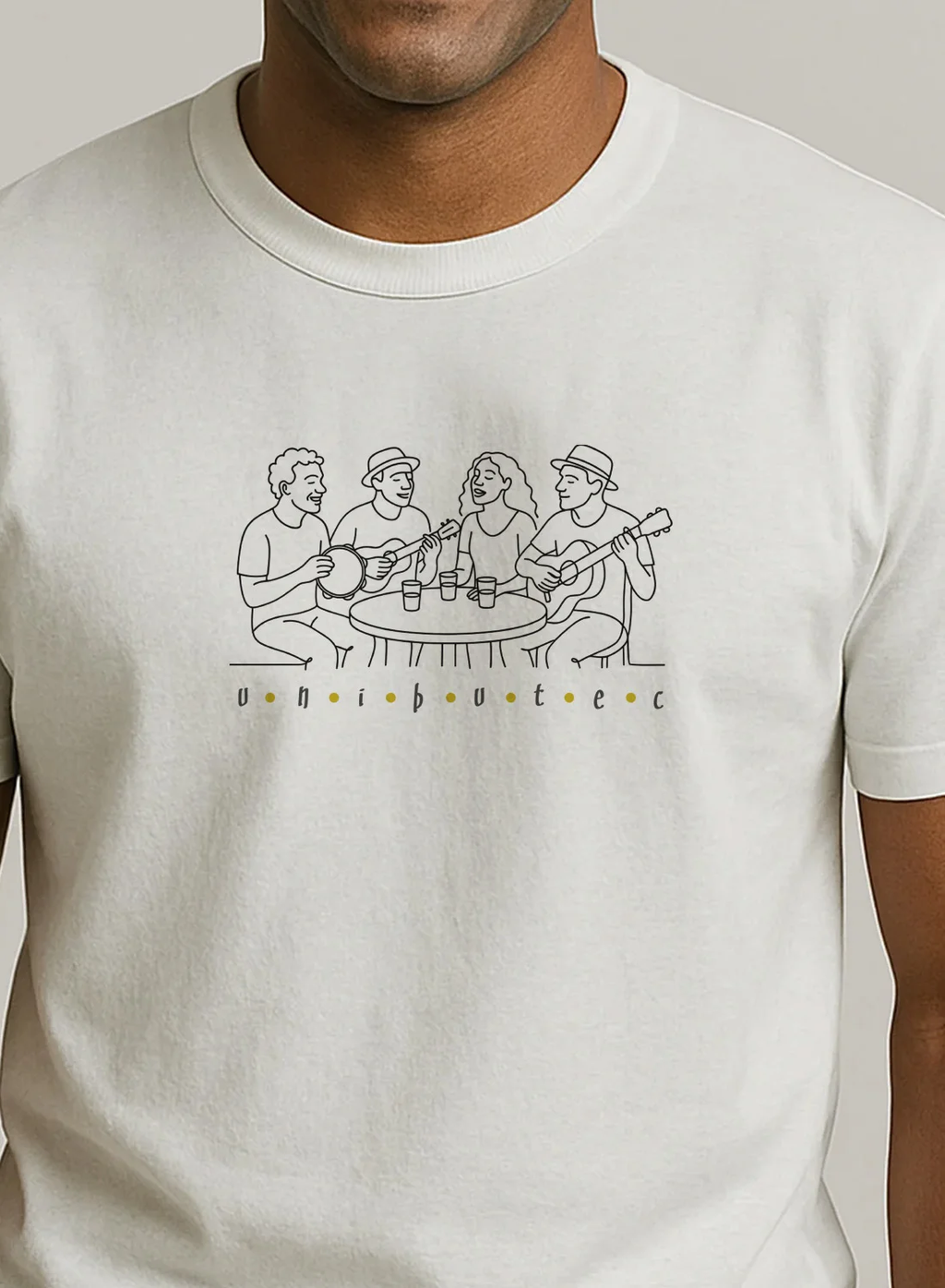 Camiseta A Vida é Feita de Roda de Samba e Cerveja Gelada Unibutec