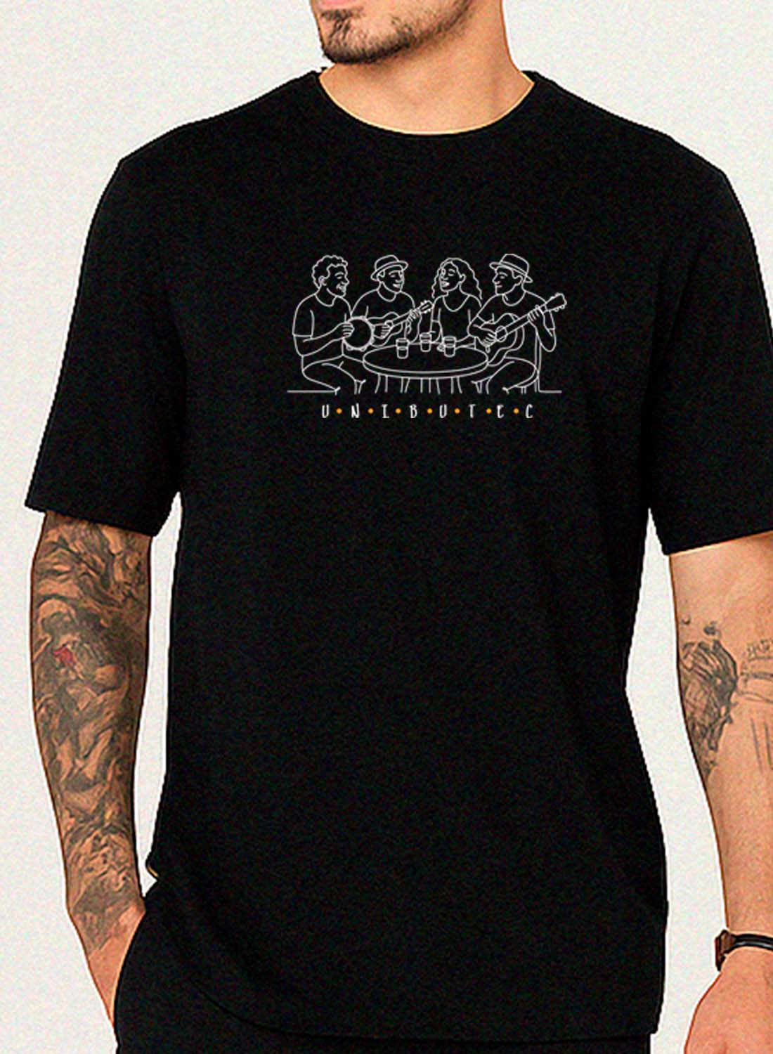 Camiseta A Vida é Feita de Roda de Samba e Cerveja Gelada Unibutec