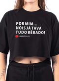 Cropped Velvet Tudo Bêbado Unibutec