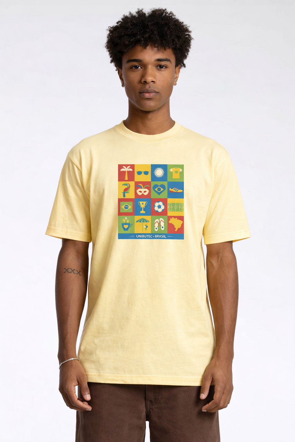 Camiseta Streetwear Mosaico Brasil
