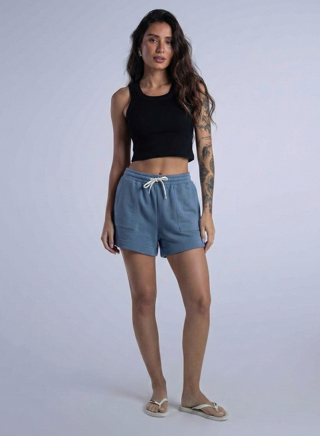 Regata Feminina Ribbed Canelada Unibutec