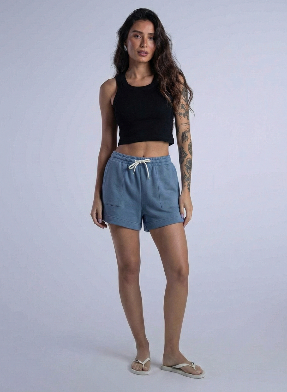 Regata Feminina Ribbed Canelada Unibutec