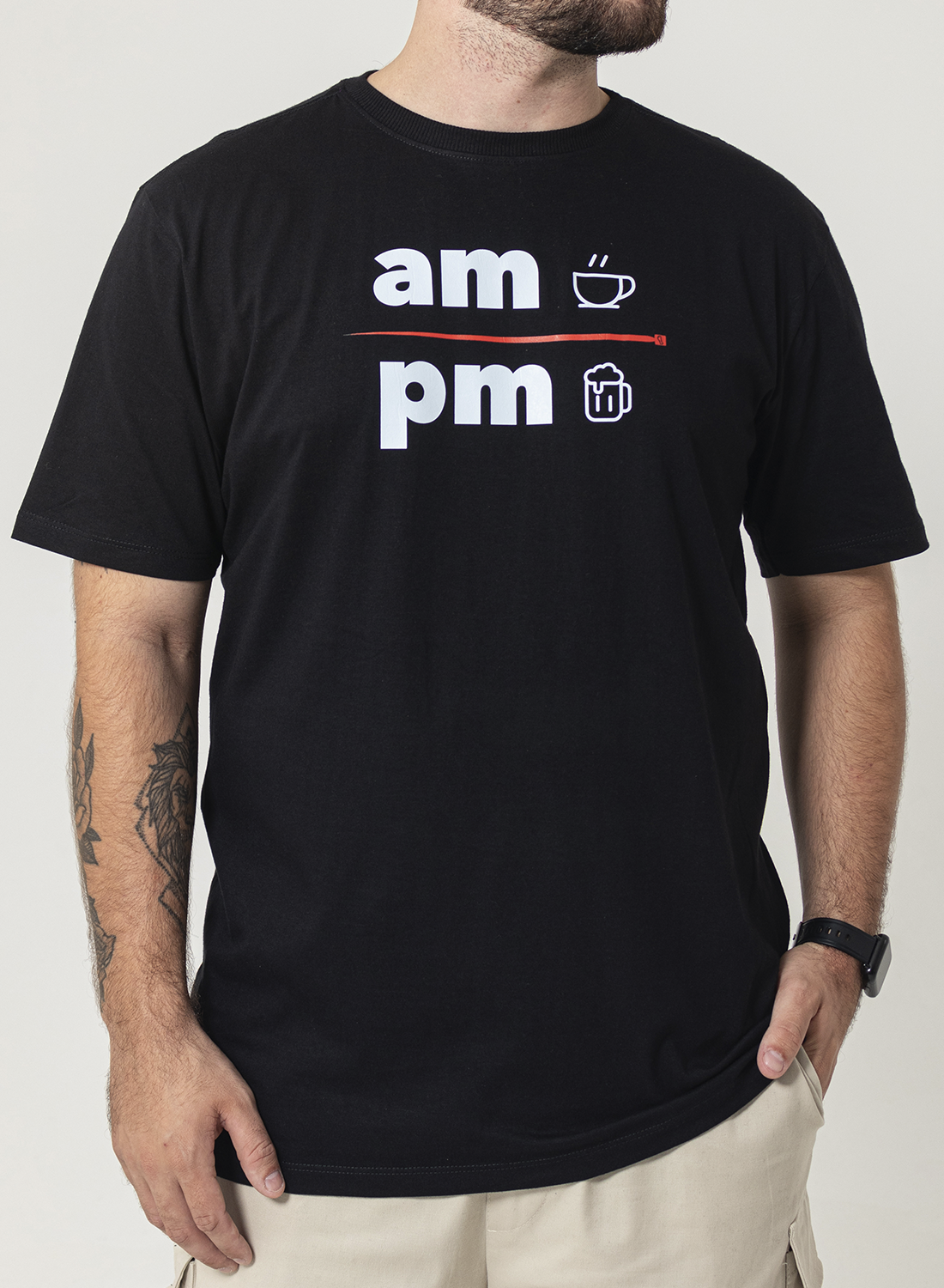 Camiseta Unibutec am/pm coffee/beer